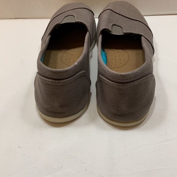 Bongo size 8 gray slip on cloth loafers - Picture 4 of 8